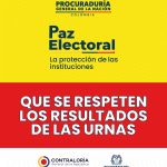 #PazElectoral